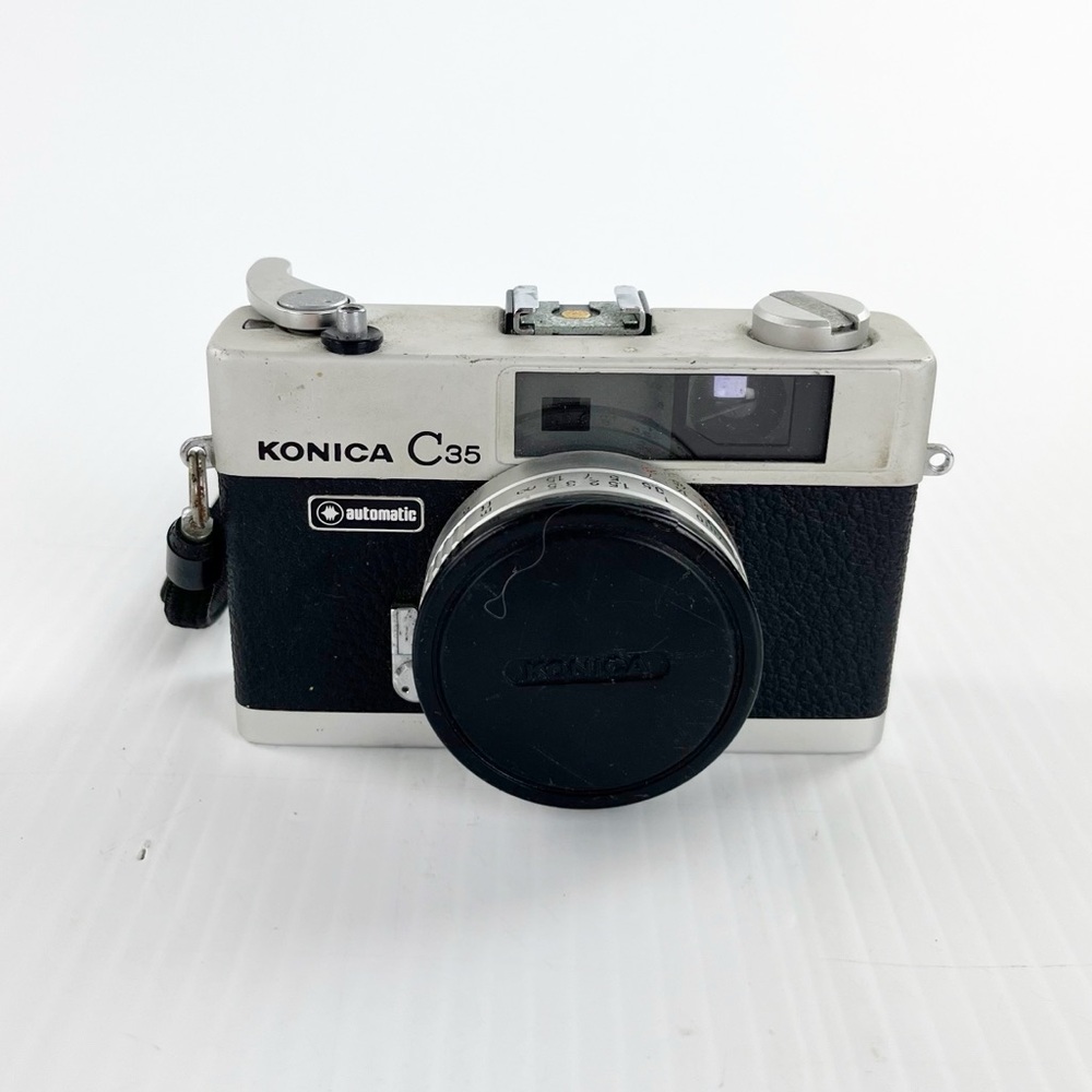 Konica C35 Automatic Rangefinder Film Camera Hexanon 38mm AS IS